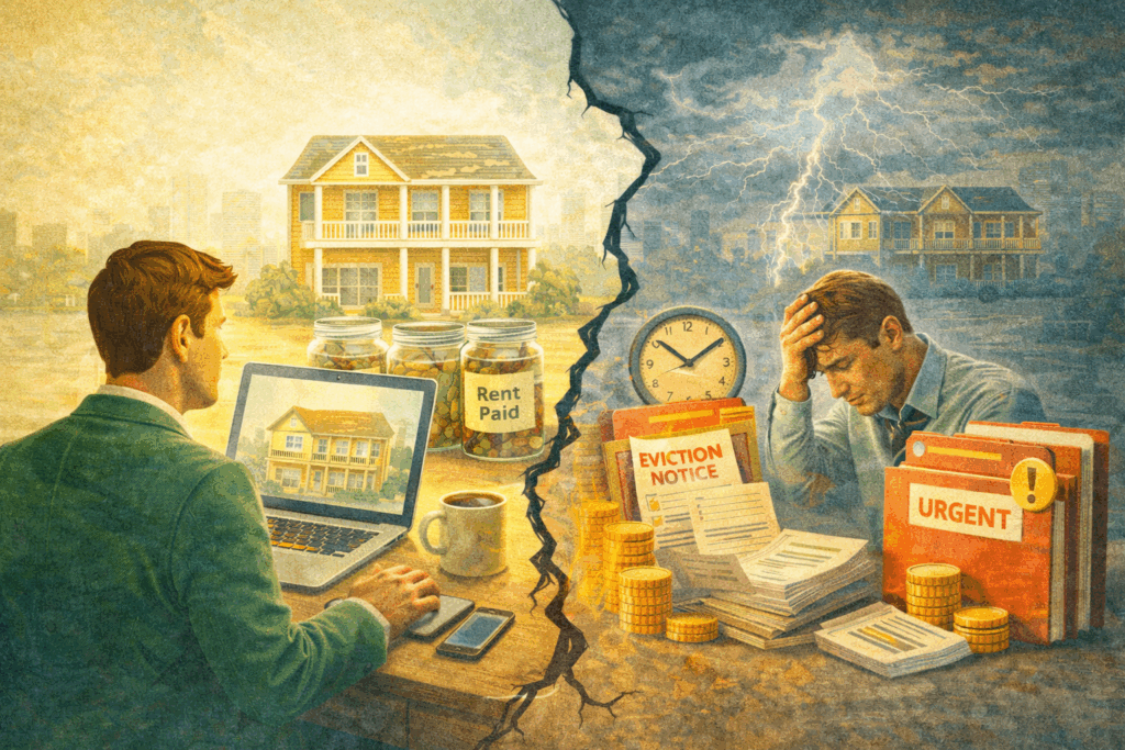 Self-management to stress: rental journey