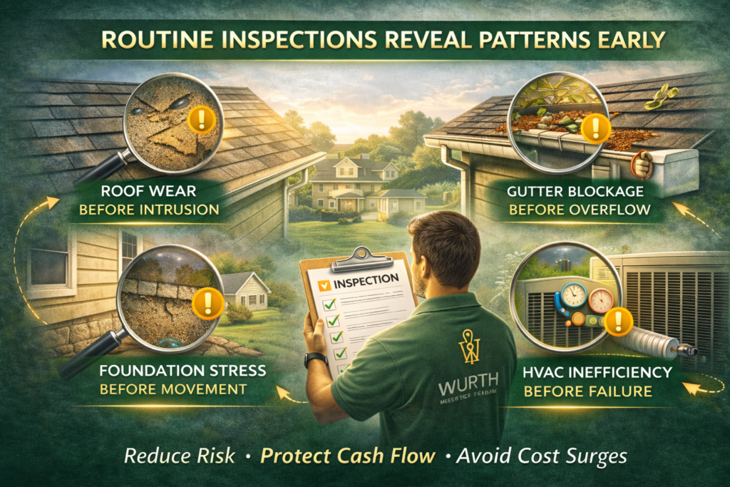 Inspection checklist for property maintenance