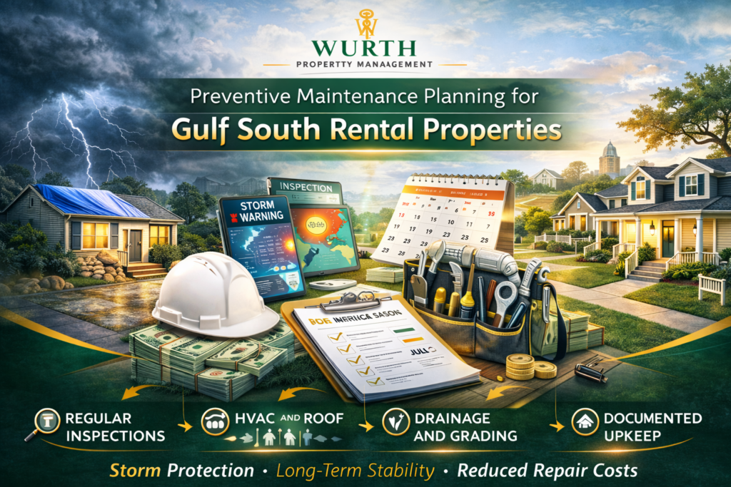 Maintenance planning for Gulf South properties